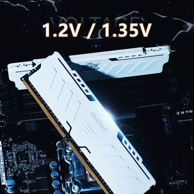 DDR4 RAM-muisti, jossa on jäähdytysliivit